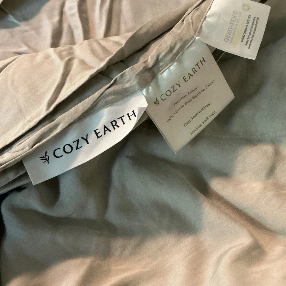 Cozy Earth Gray sheets cal king